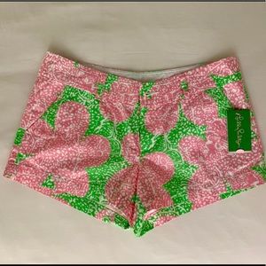 NWT Lilly Pulitzer Walsh Shorts Limeade Cheat Ya